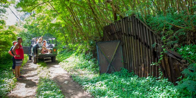 jeep safari tupuna bunker bora bora guerre mondiale