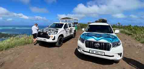 bora bora jeep safari 4x4 SUV viewpoint