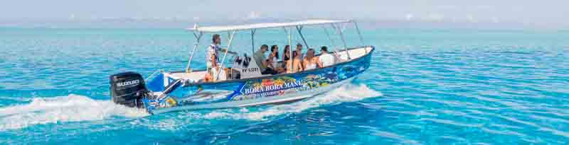 bora bora combo 4x4 adventure tour motu fanfan lunch lagoon boat